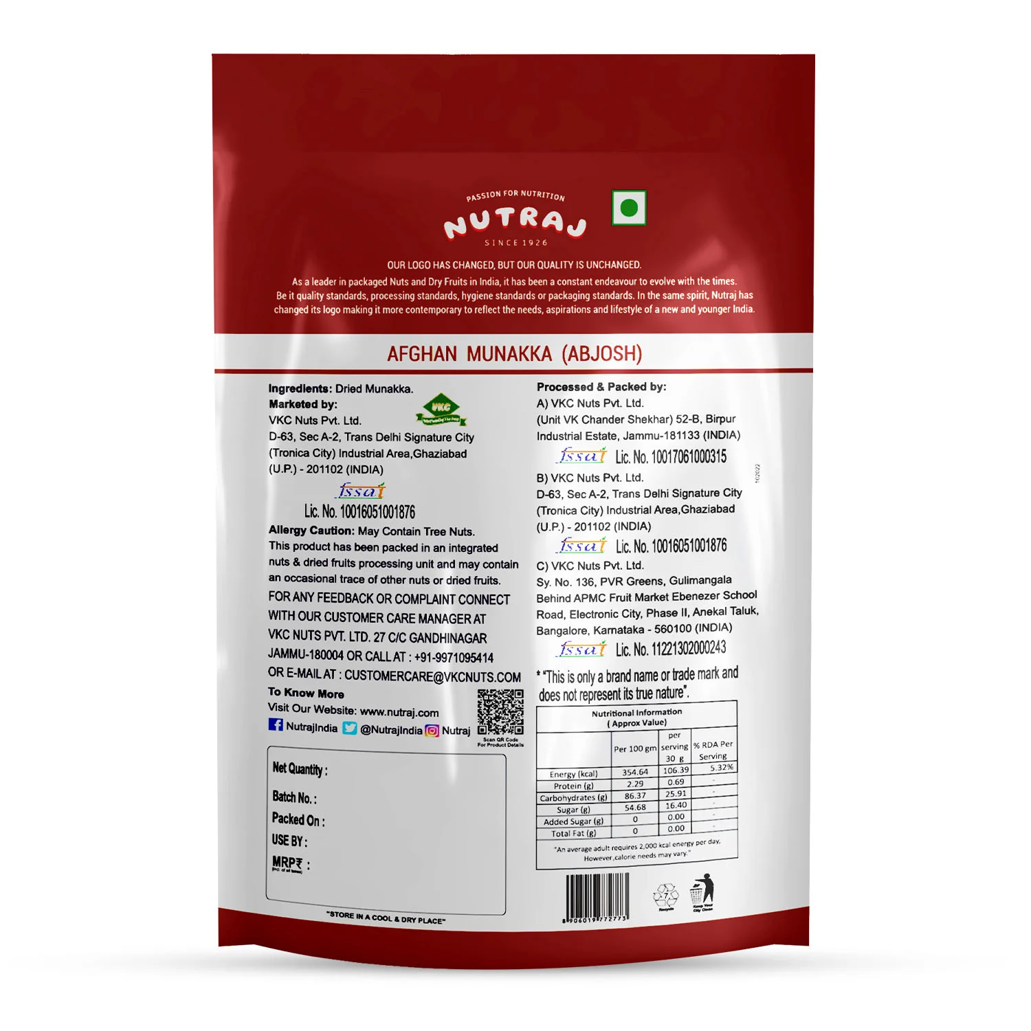 Nutraj Munakka Raisins 200gm (kishmish/kismis/Abjosh) - Image 4