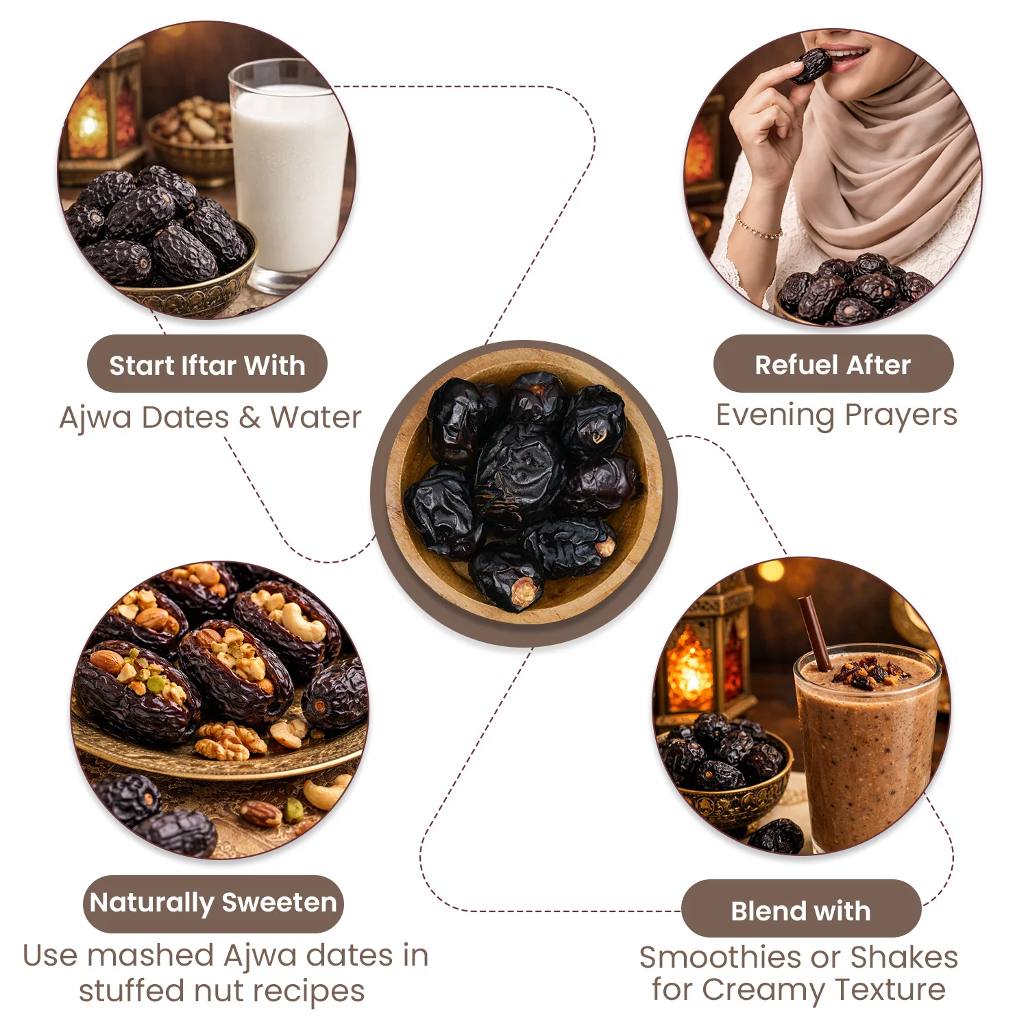 Nutraj Ajwa Dates Khajoor 500 gm - Image 7