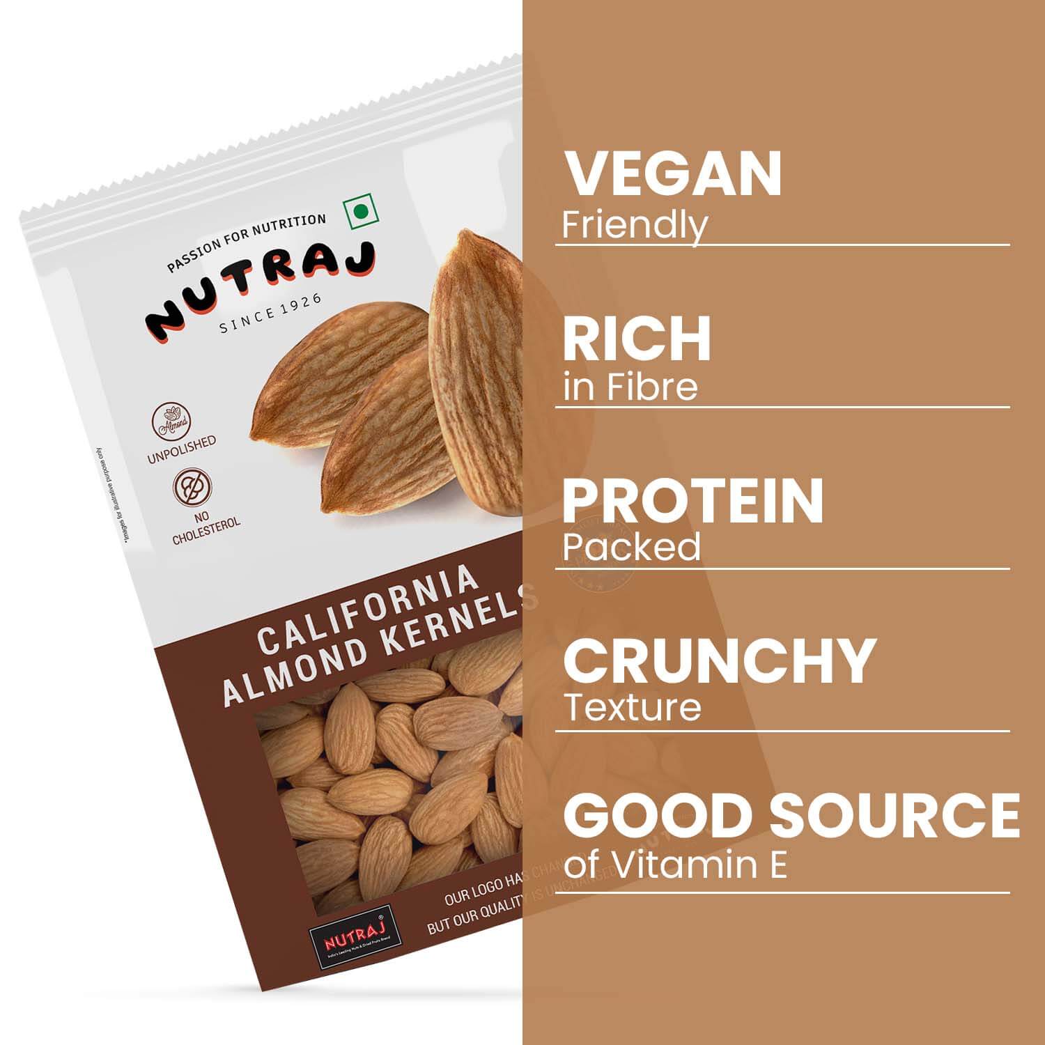 Nutraj California Almond & Cashews Combo 1Kg (Each 500g) - Image 4