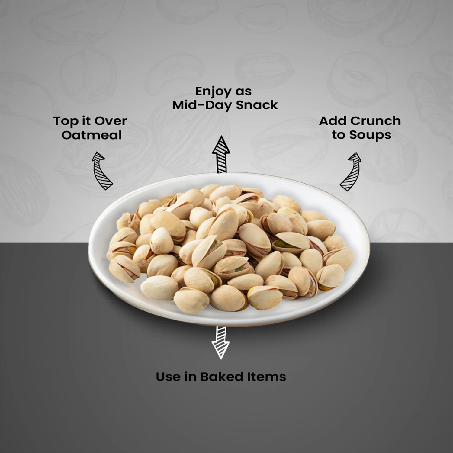 Nutraj California Roasted & Salted Pistachios Inshell (Pista) 250gm - Image 8