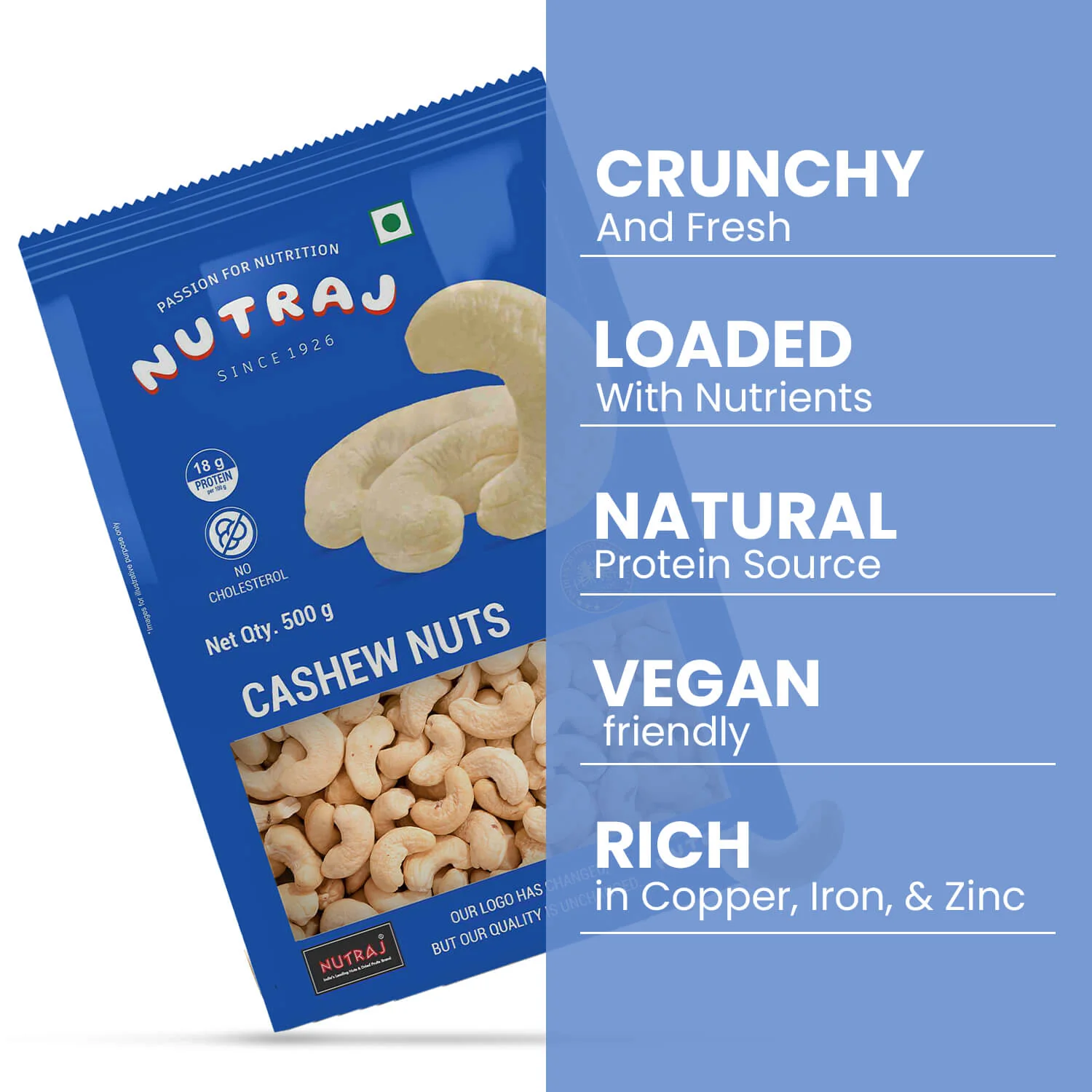 Nutraj Cashews 500g & Raisins 500g (Kaju - Kishmish) - 1kg Combo - Image 9
