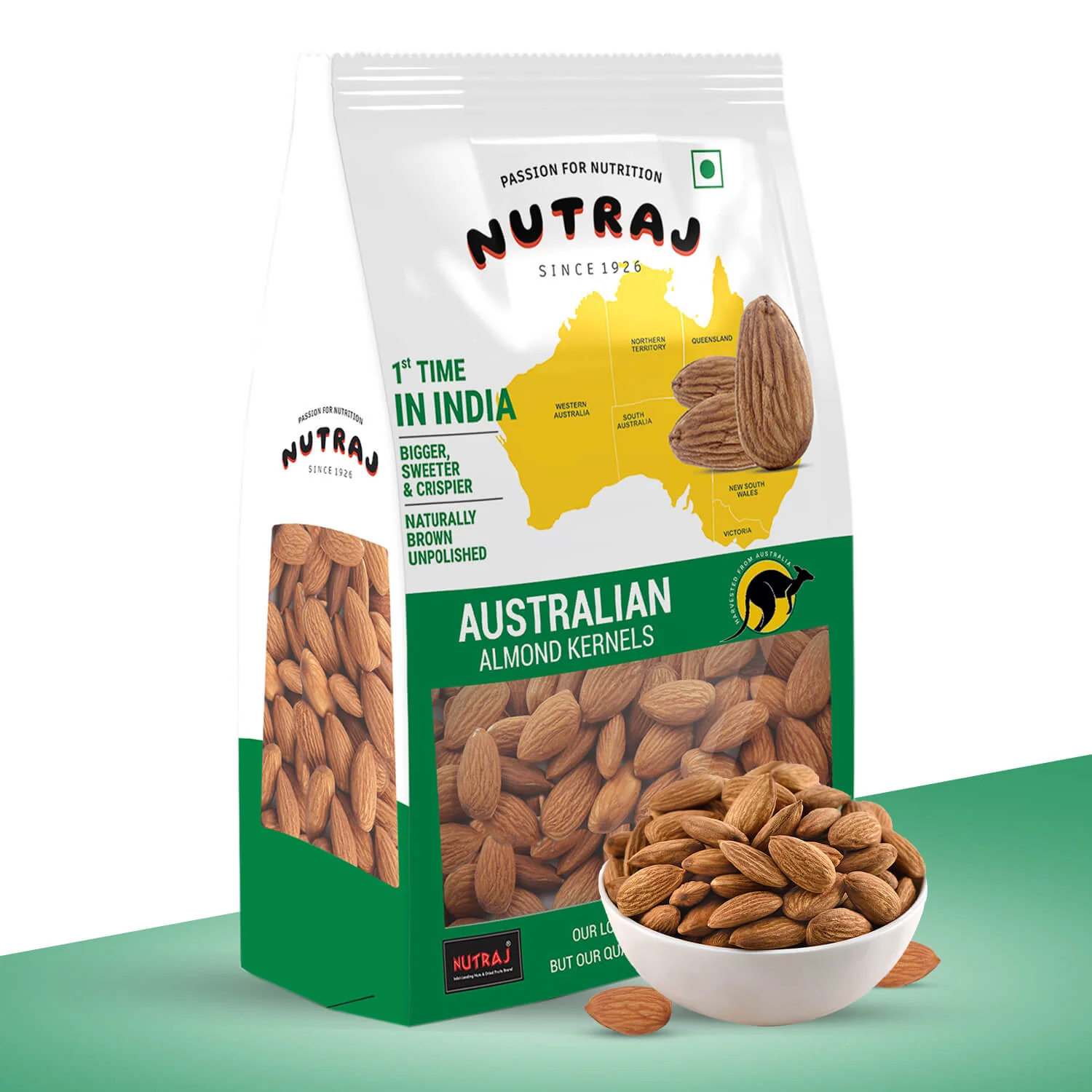 Nutraj Australian Almonds Badam 500gm - Image 3