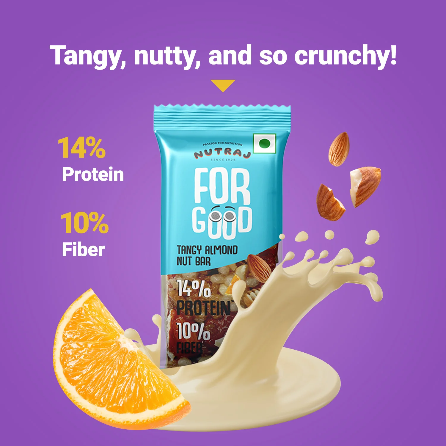 Nutraj For Good Daily Nutrition Protein Energy Nut Bar 100g (25g x 4 Bars) - Image 6
