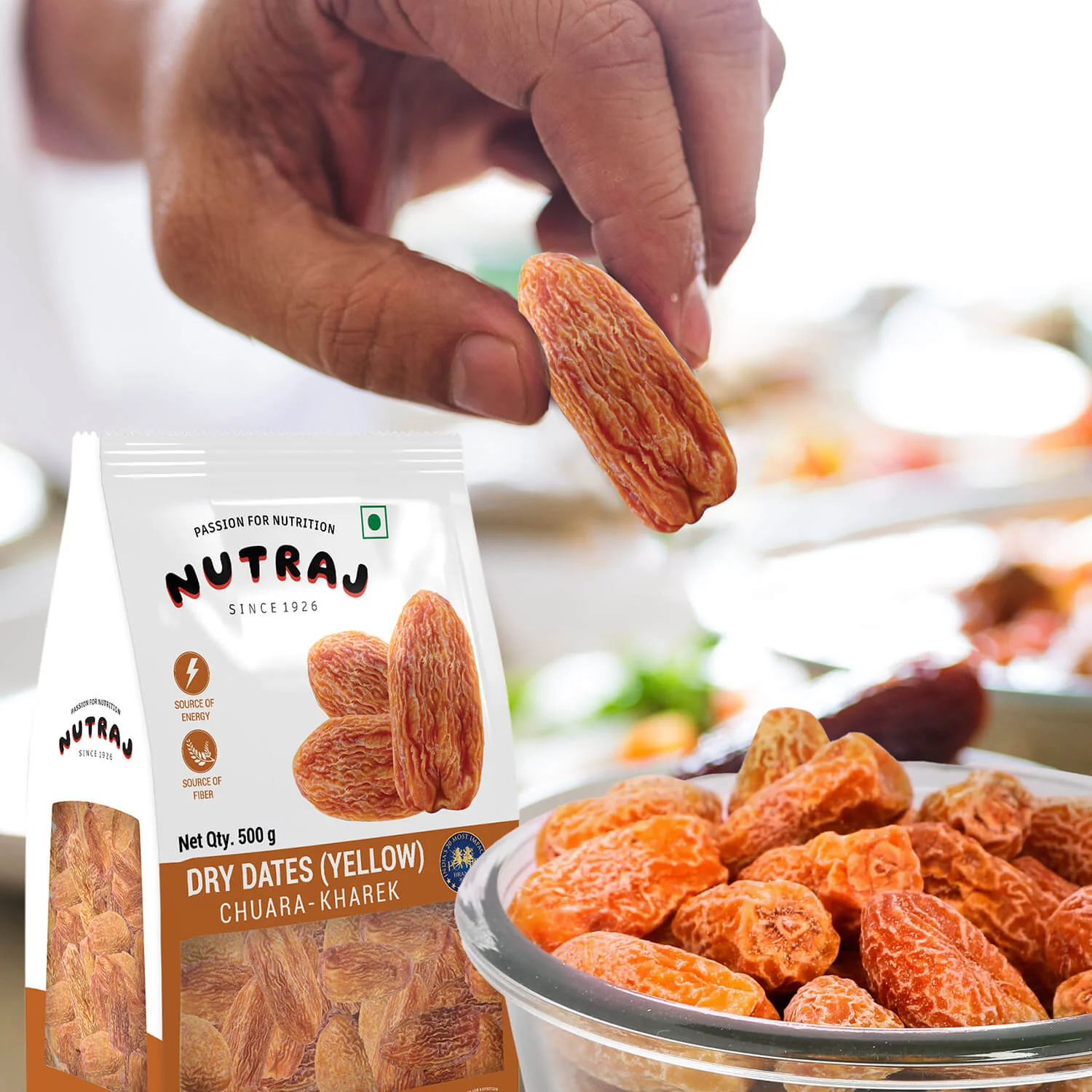 Nutraj Dry Dates Chuara 500gm - Image 9