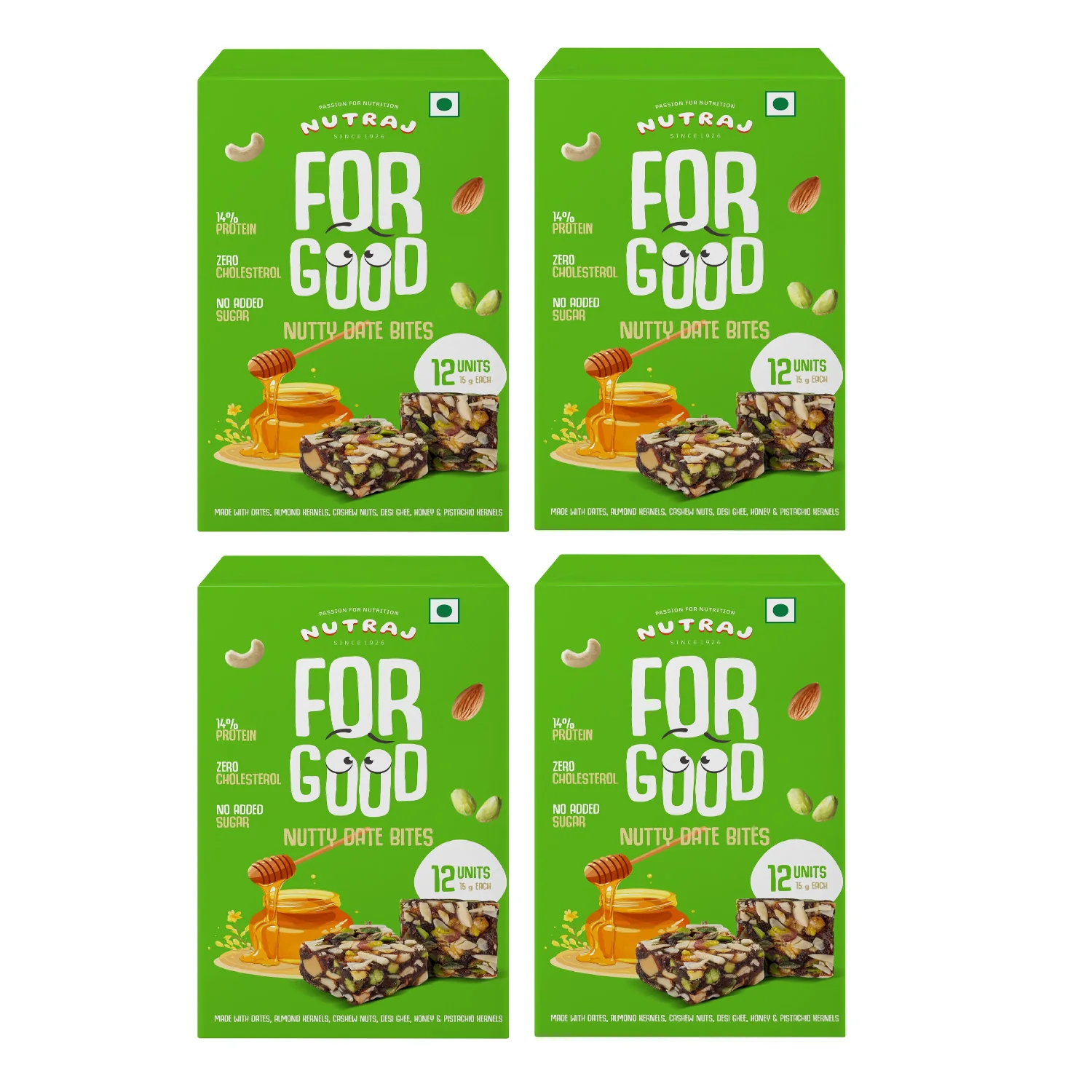 Nutraj For Good Nutty Date Bites 180g (15g x 12 Pieces) - Image 10