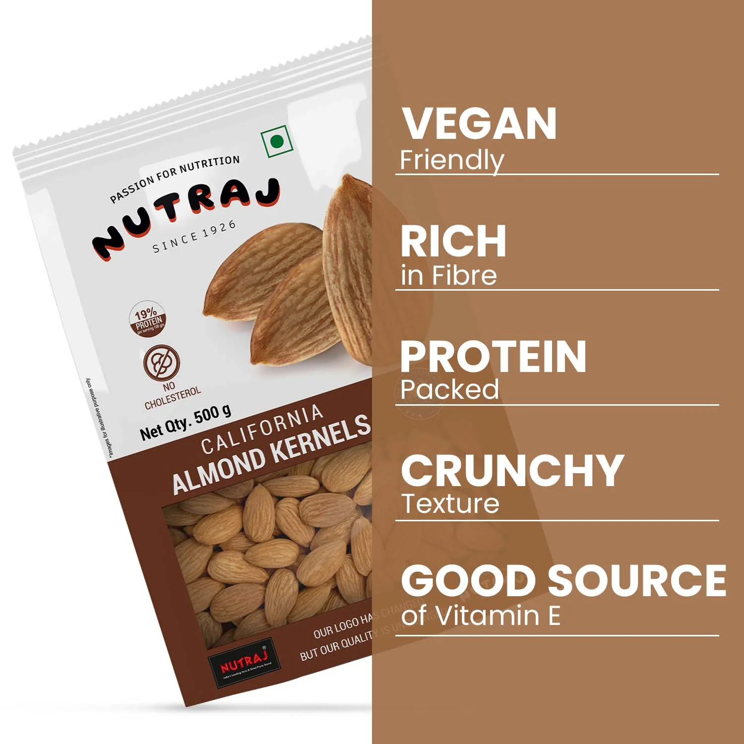 Nutraj Premium California Almonds Badam 500gm - Image 4