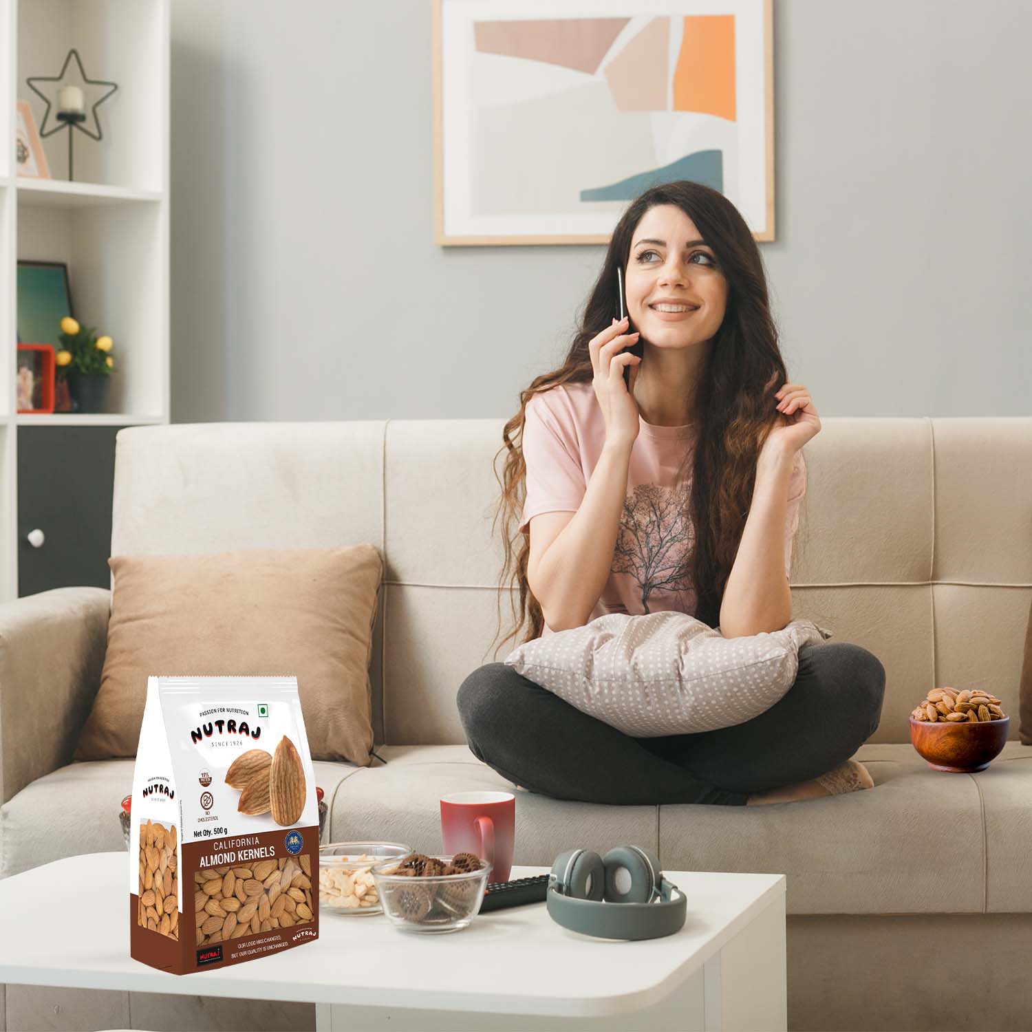 Nutraj Premium California Almonds Badam 500gm - Image 7