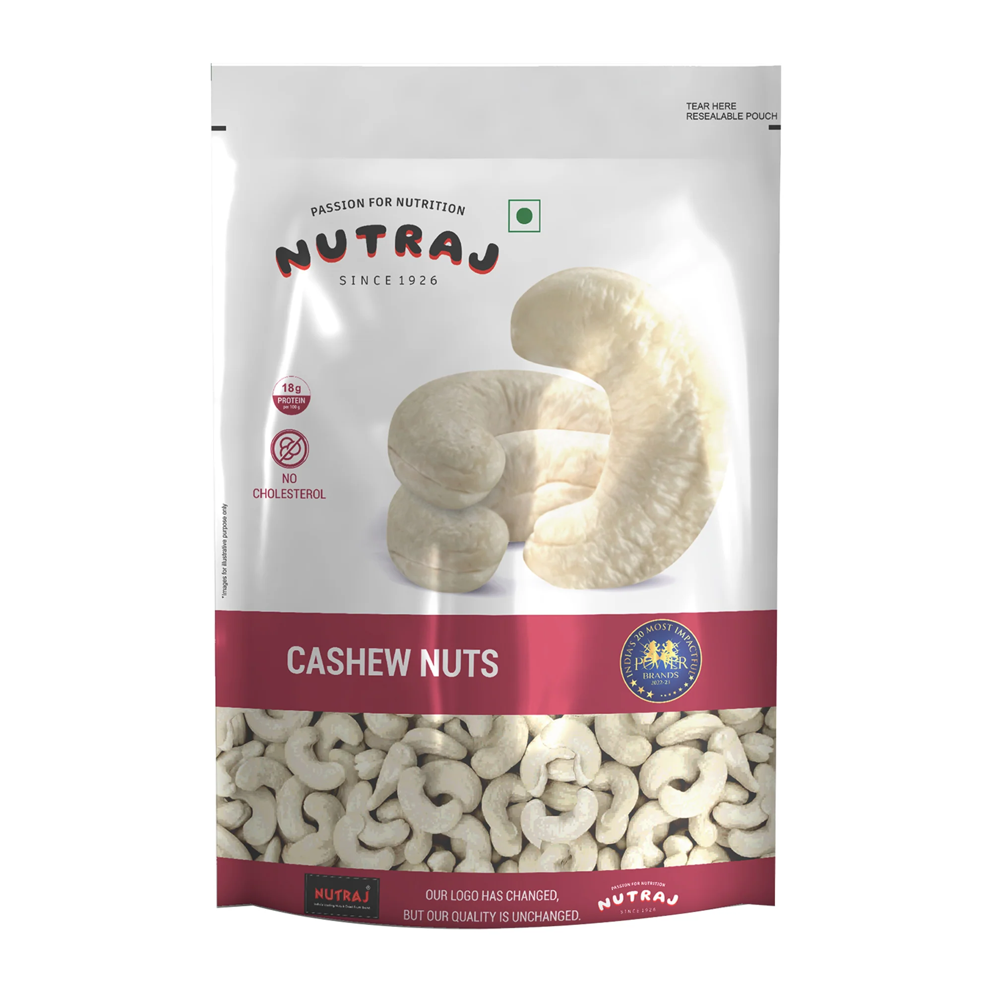 Nutraj Premium Cashew Nuts 250gm (W320) - Image 7