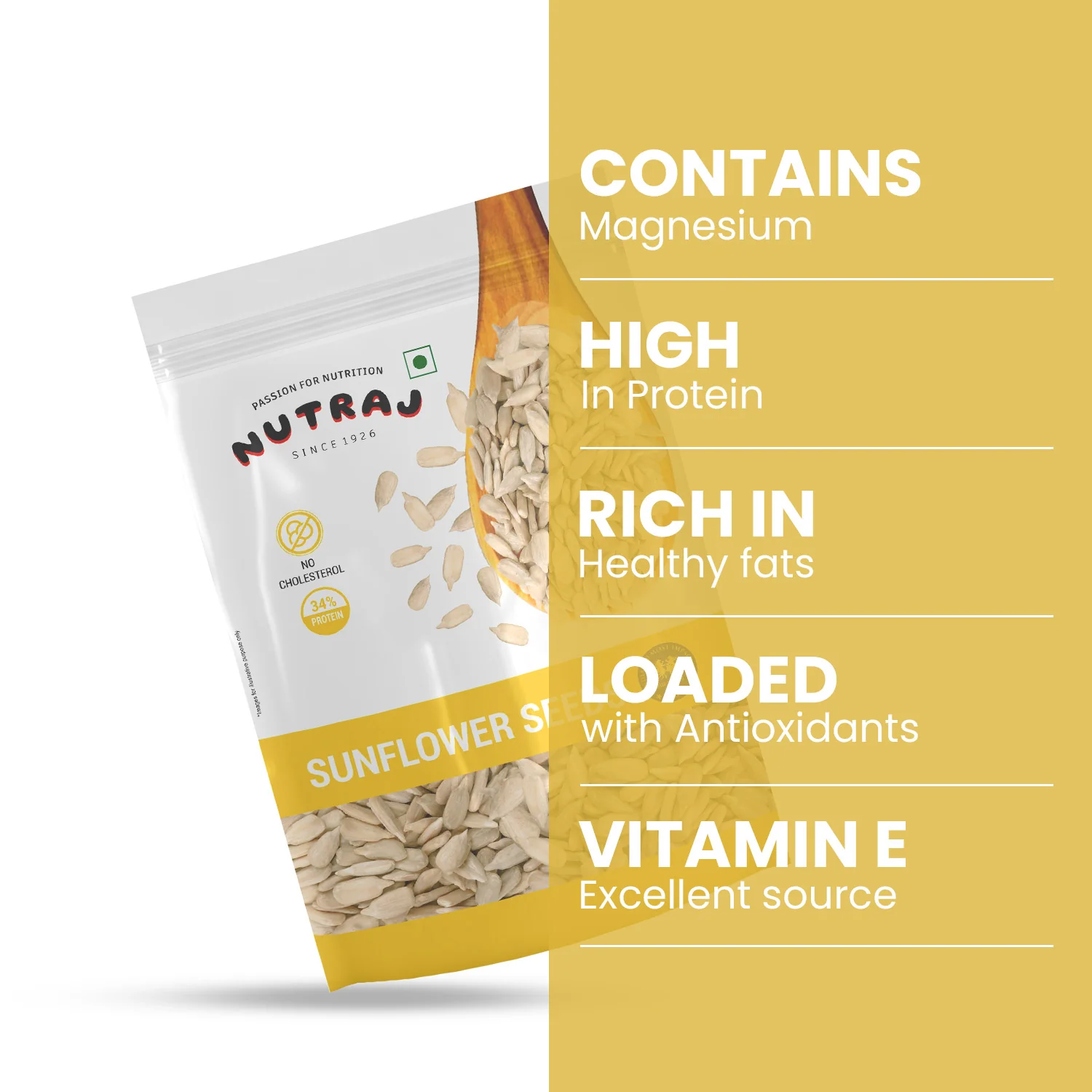 Nutraj Premium Raw Sunflower Seeds (Surajmukhi Seeds) 200gm - Image 5