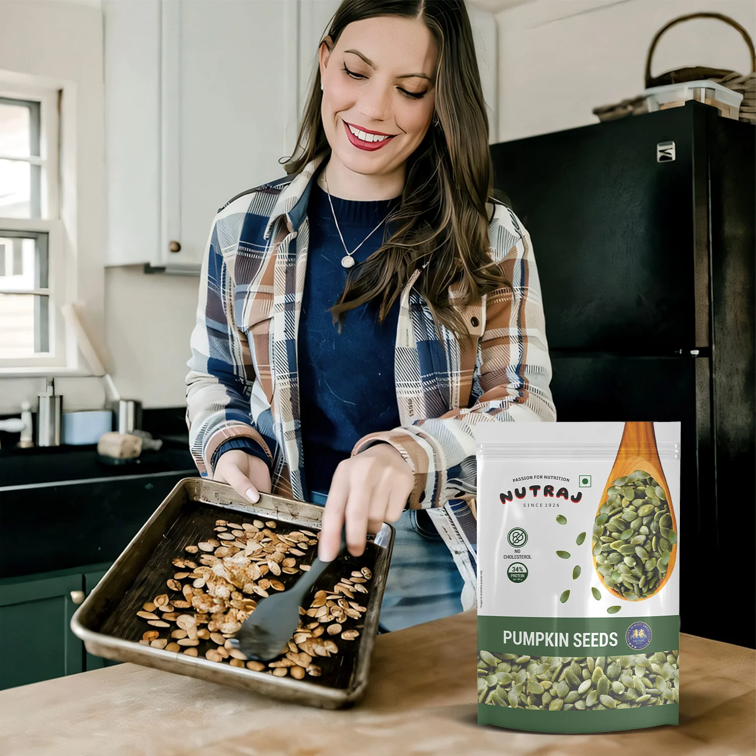 Nutraj Pumpkin Seeds (Kaddu Seeds) 200gm - Image 8