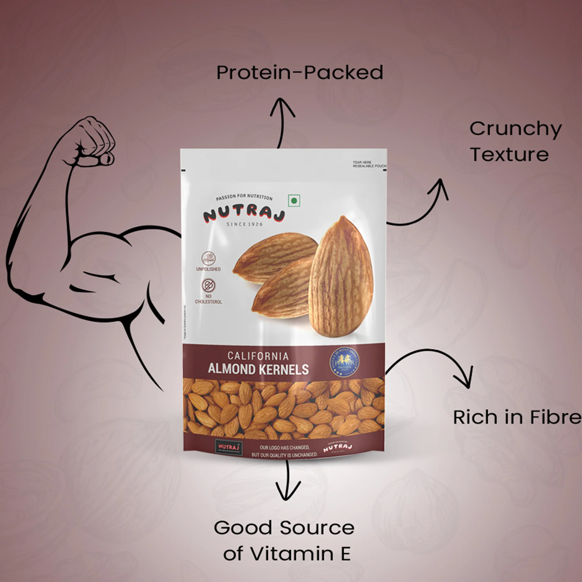 Nutraj Super Saver Pack 750g - Almonds, Cashews, Raisins (250gm Each) - Image 4