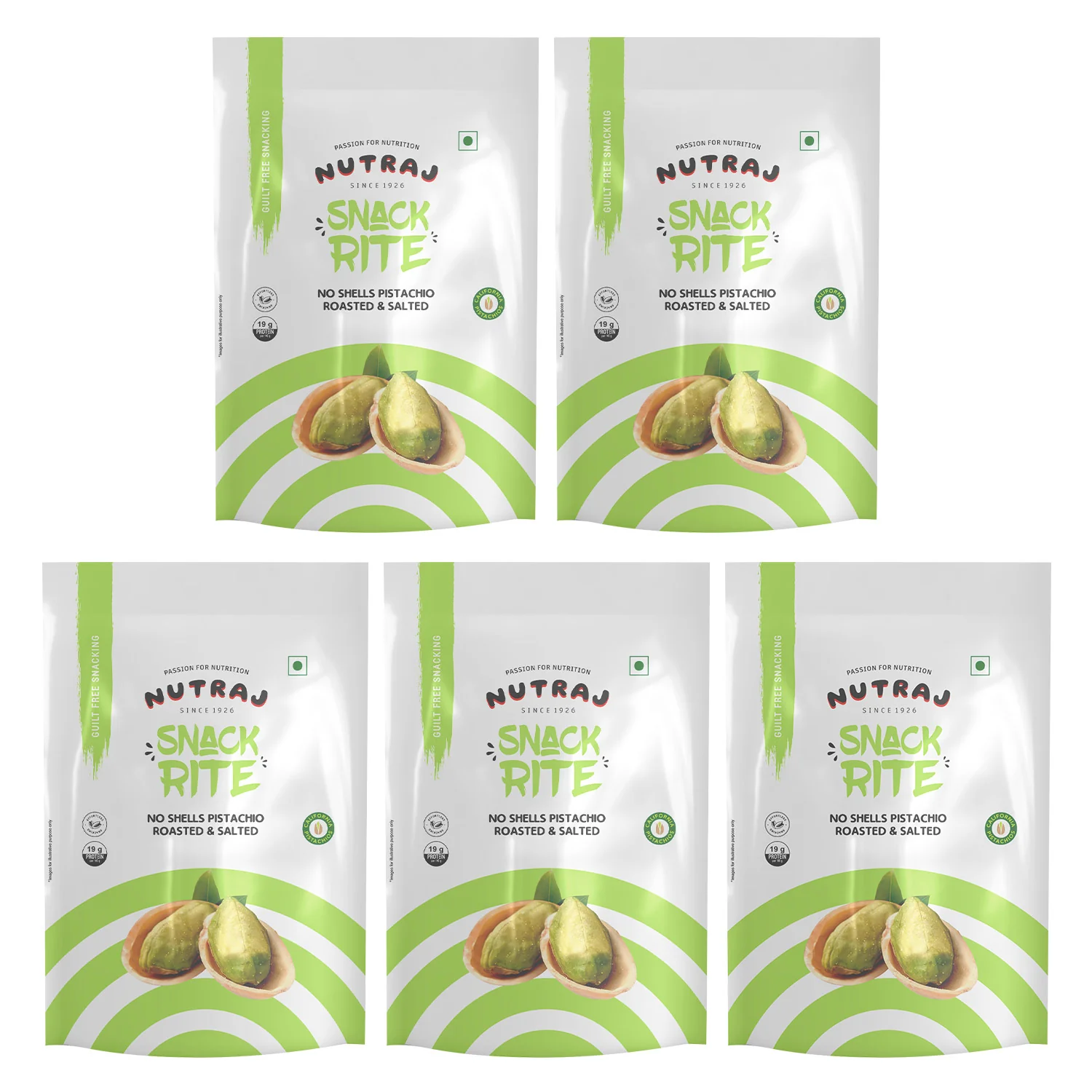 Nutraj Snackrite No Shell California Pistachio Kernels (Roasted & Salted) 100g - Image 10