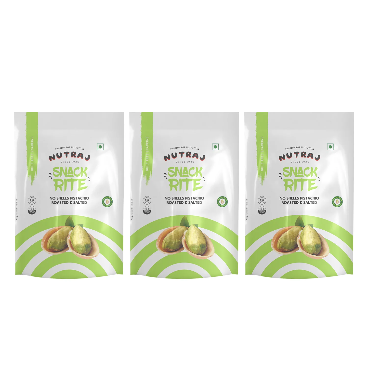 Nutraj Snackrite No Shell California Pistachio Kernels (Roasted & Salted) 100g - Image 8