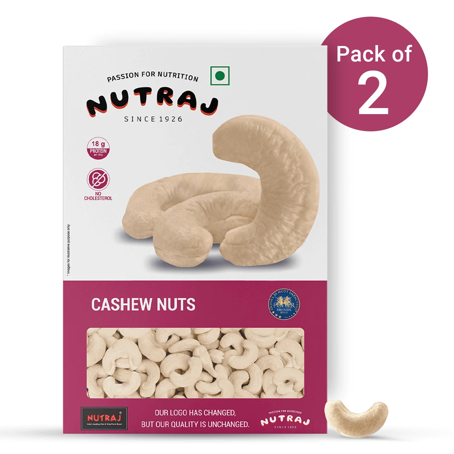 Nutraj Cashew Nuts 200gm (W240) - Image 8